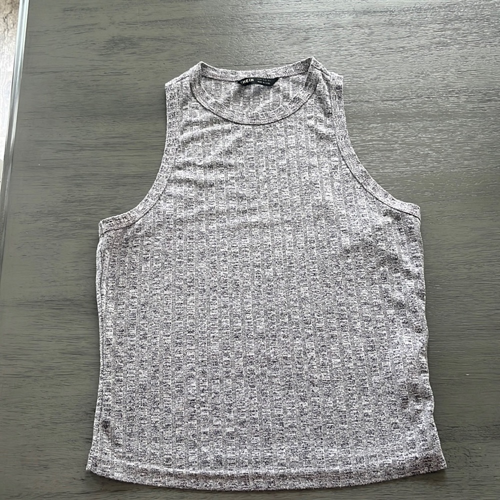 SHEIN TOP. Size M. Light gray.